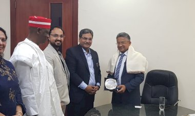 Meeting with Indian high commissioner in Nigeria