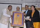 Awarded with  Sh. Ram Bahadur Rai, Senior Hindi Journalist