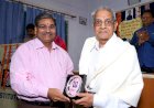 Awarded with Sh. JP Sharma Ji
