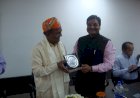 Awarded with Shri Jayant Sahasrabuddhe,  Organizing Secretary of Vijnana Bharati