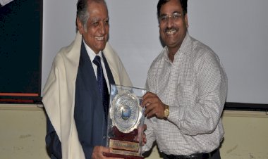 Awarded with Prof. Abad Ahmad,  Ex Pro-Vice Chancellor, Delhi University