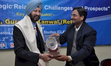 Awarded with Sh. Gurmeet Kanwal, Brig, Indian Army (Retd), former Distinguished Fellow, IDSA, former Director, Centre for Land Warfare Studies, New Delhi