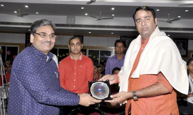 Awarded with  Sh. Sangeet Singh Som, Member of Legislative Assembly