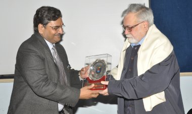 Awarded with  Sh. Prof. Narendra Kohli, Delhi University