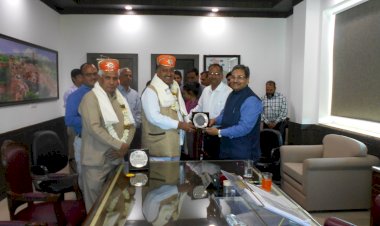 Awarded with Sh. Ashok Kumar Navalakha,  Ex MLA Nimbahera