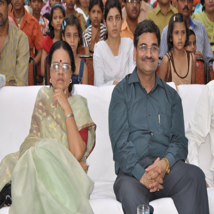 Awarded with Smt. Girija Vyas, Member of the 15th Lok Sabha