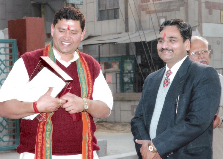 with Sh. Atul Krishan Bhardwaj Ji