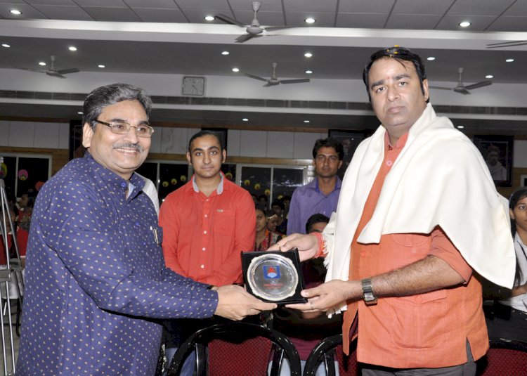 Awarded with  Sh. Sangeet Singh Som, Member of Legislative Assembly
