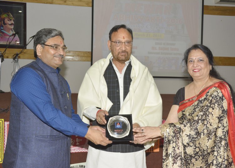 Awarded with  Sh. Ashu Verma, Ex Mayor, Ghaziabad