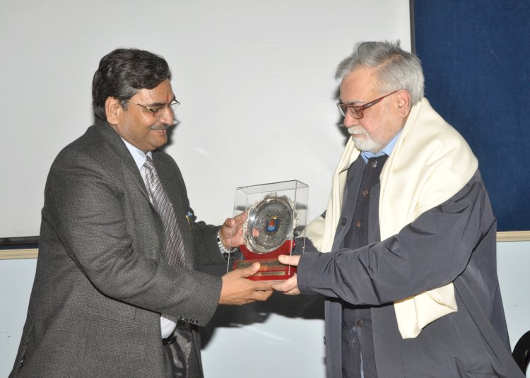 Awarded with  Sh. Prof. Narendra Kohli, Delhi University