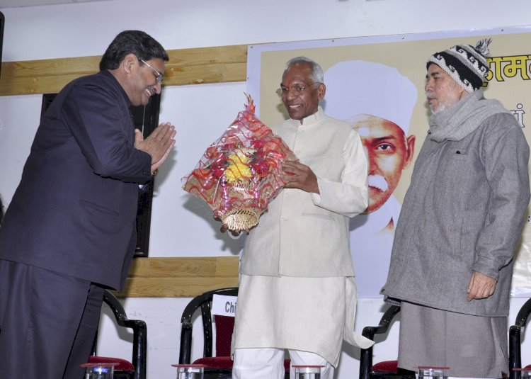 Awarded with Sh. Eminent Journalist Banwari Ji