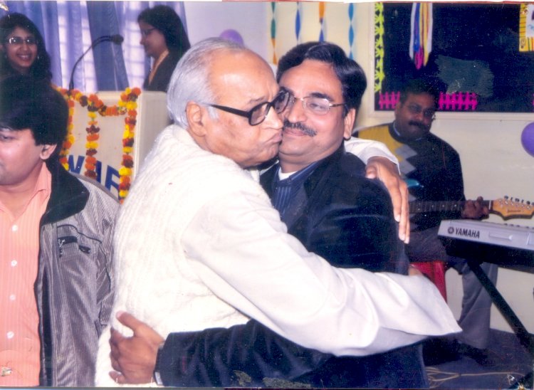 with Sh. Prabhash Joshi, Indian Journalist