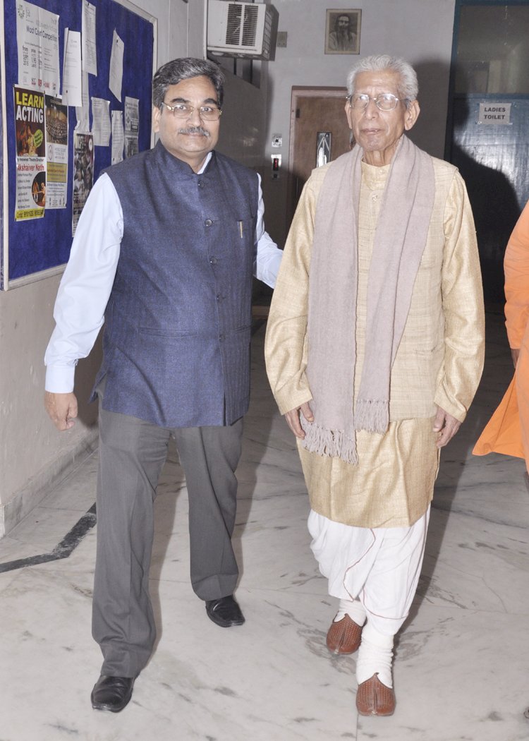 with Prof. Namvar Singh, Indian literary critic