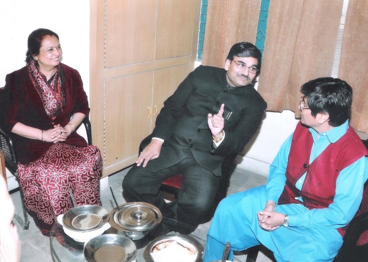 with Smt. Kiran Bedi, Lieutenant Governor of Puducherry