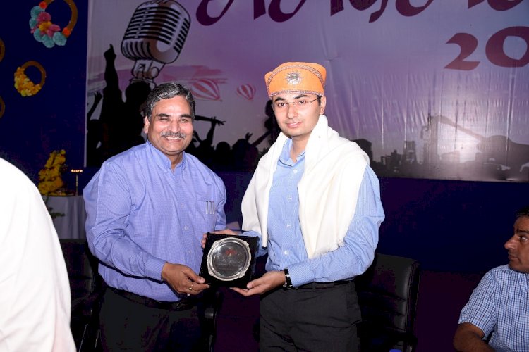 Awarded with Sh. Inderjeet Singh IAS Officer