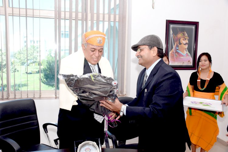 with Prof. K.K. Aggarwal,  Hon’ble Chancellor, K.R. Mangalam University﻿