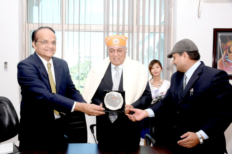 with Prof. K.K. Aggarwal,  Hon’ble Chancellor, K.R. Mangalam University﻿