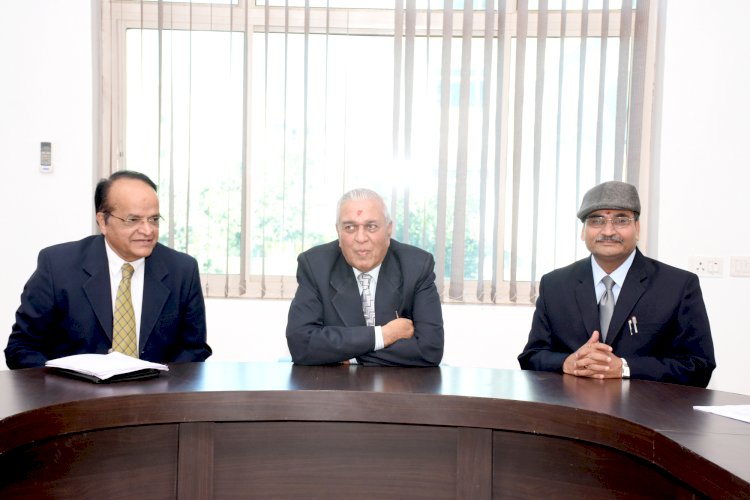 with Prof. K.K. Aggarwal,  Hon’ble Chancellor, K.R. Mangalam University﻿