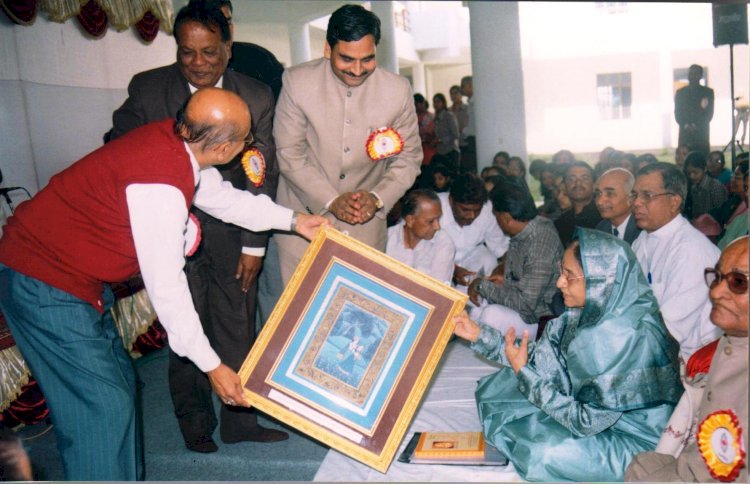 with Smt. Pratibha Patil, Former President of India