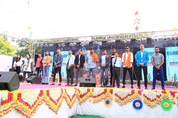 Orientation Program 2022 and Freshers Party (Aagaaz - 2k22) and Live Concert at Mewar University.