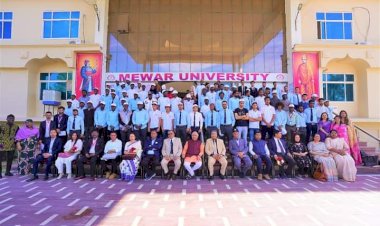 Visit_of_ICCR_President_Dr._Vinay_Sahasrabuddhe_in_Mewar_University_Gangrar_Chittorgarh_(Rajasthan).