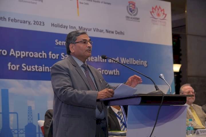 Mewar University launches business seminar aiming zero accident, zero harm to workers.