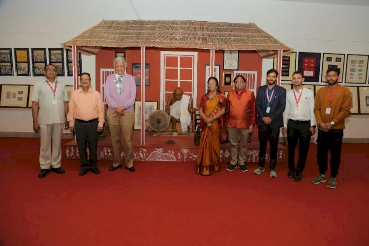 Visit of Mr. Deepak Vohra Indian Ambassador at Mewar University on the Felicitaion Ceremony of Unifest - 2023.