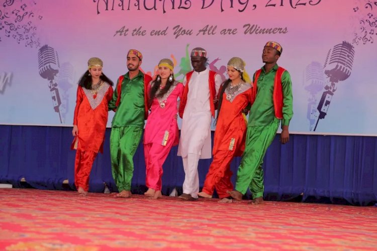 Visit of Mr. Deepak Vohra Indian Ambassador at Mewar University on the Felicitaion Ceremony of Unifest - 2023.