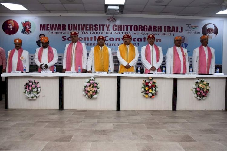Mewar University celebrated its 7th Convocation ceremony with Joy !