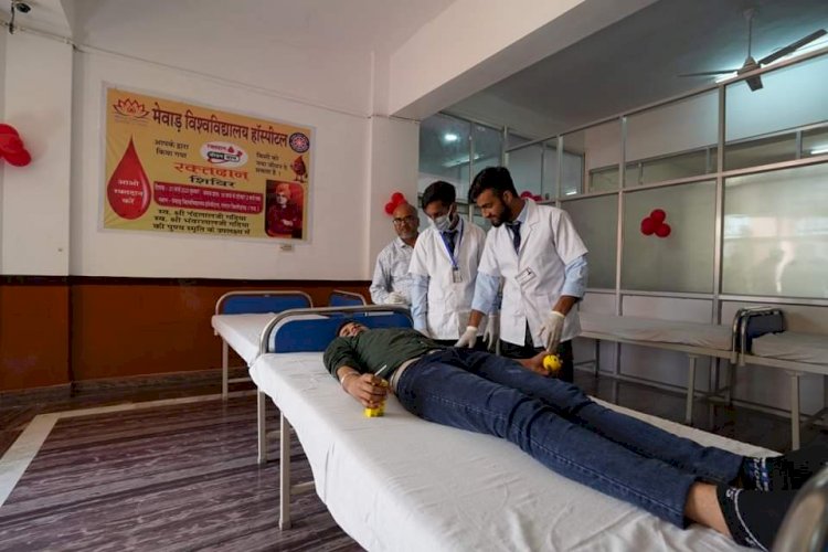 Mewar University Hospital Inauguration & Blood Donation Camp was organized on 1st March 2023.