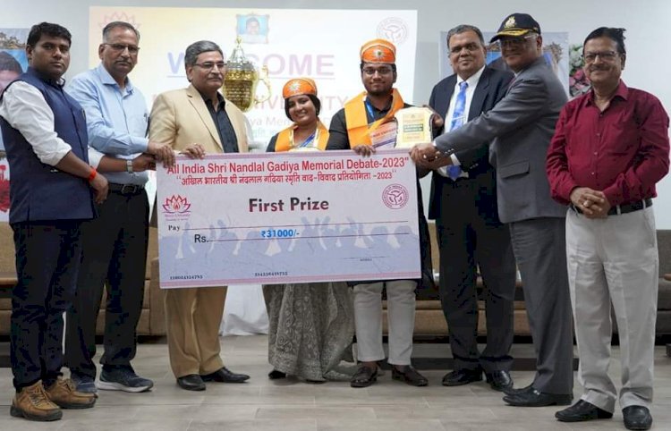 Mewar University is Organizing an "All India Debate Competition".