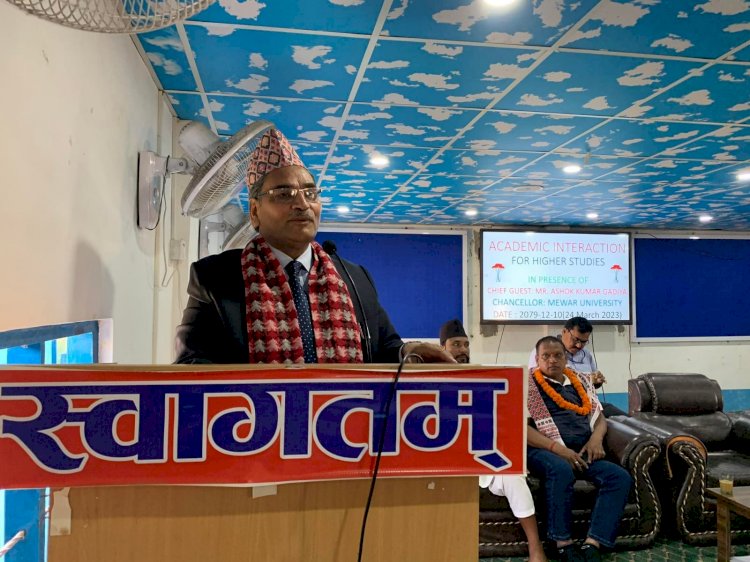 Felicitated by Marwari Sewa Samiti and Agarwal Samaj, birtamode, Japa District, Nepal