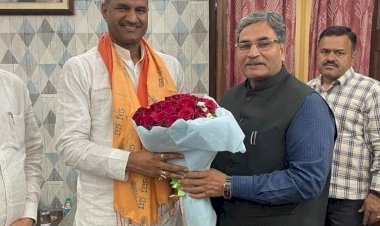 Meeting with Shri C.P Joshi BJP State President of Rajasthan.