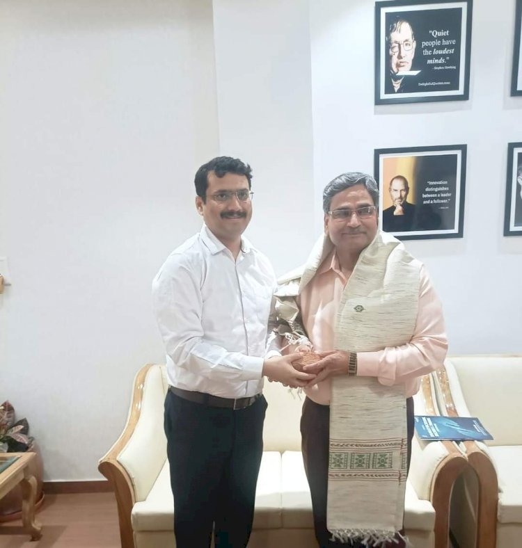 Meeting with Dr. Shrikant Patil, Chairman, (BOG) and Managing Director of Centre for Research and Industrial Staff Performance.