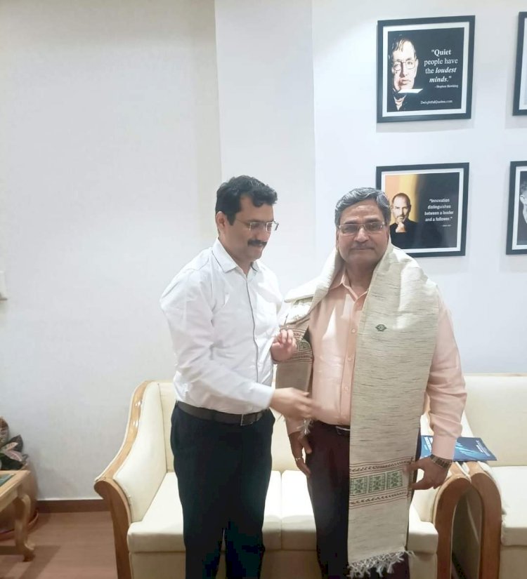 Meeting with Dr. Shrikant Patil, Chairman, (BOG) and Managing Director of Centre for Research and Industrial Staff Performance.