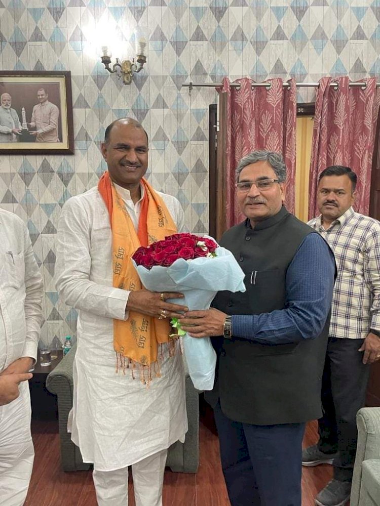 Meeting with Shri C.P Joshi BJP State President of Rajasthan.