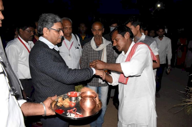 Holika Dahan program organized at Mewar University.