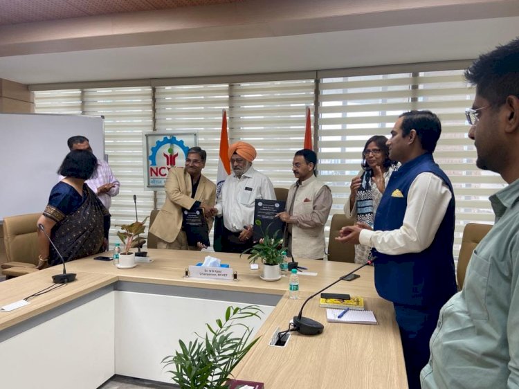 Meeting with  Dr. Nirmaljeet Singh Kalsi, IAS (Retd.), Chairperson, NCVET.