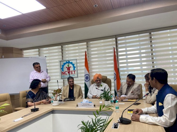 Meeting with  Dr. Nirmaljeet Singh Kalsi, IAS (Retd.), Chairperson, NCVET.