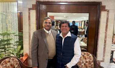 Meeting with great Educationist and Social worker celebrity of Odisha.