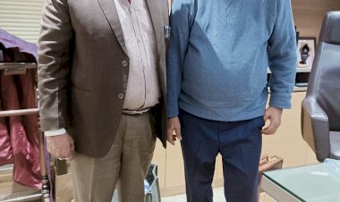 Meeting with Dr. J C Chaudhary renowned educationist and numerologist.