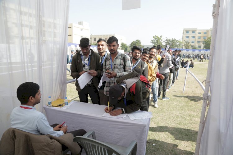 MEGA JOB FAIR 2023 AT MEWAR UNIVERSITY